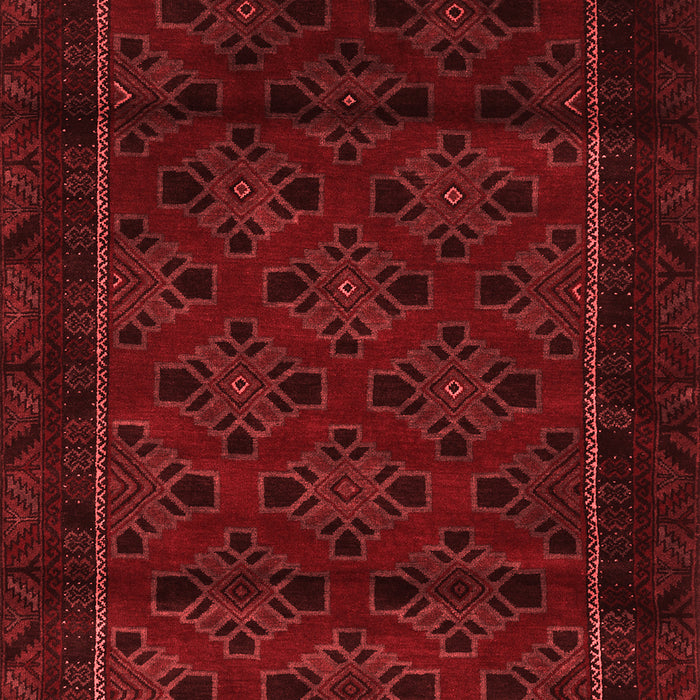 Machine Washable Southwestern Red Country Rug, wshtr2396red