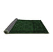 Sideview of Southwestern Emerald Green Country Rug, tr2396emgrn