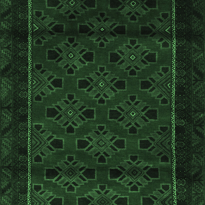 Southwestern Emerald Green Country Rug, tr2396emgrn
