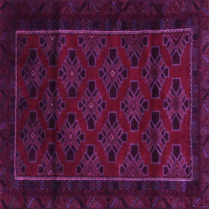 Square Southwestern Pink Country Rug, tr2396pnk