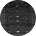 Square Persian Gray Traditional Rug, tr2397gry