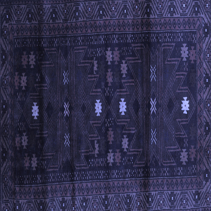 Square Persian Blue Traditional Rug, tr2397blu