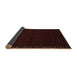 Sideview of Southwestern Brown Country Rug, tr2398brn