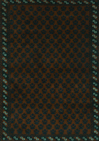 Southwestern Turquoise Country Rug, tr2398turq