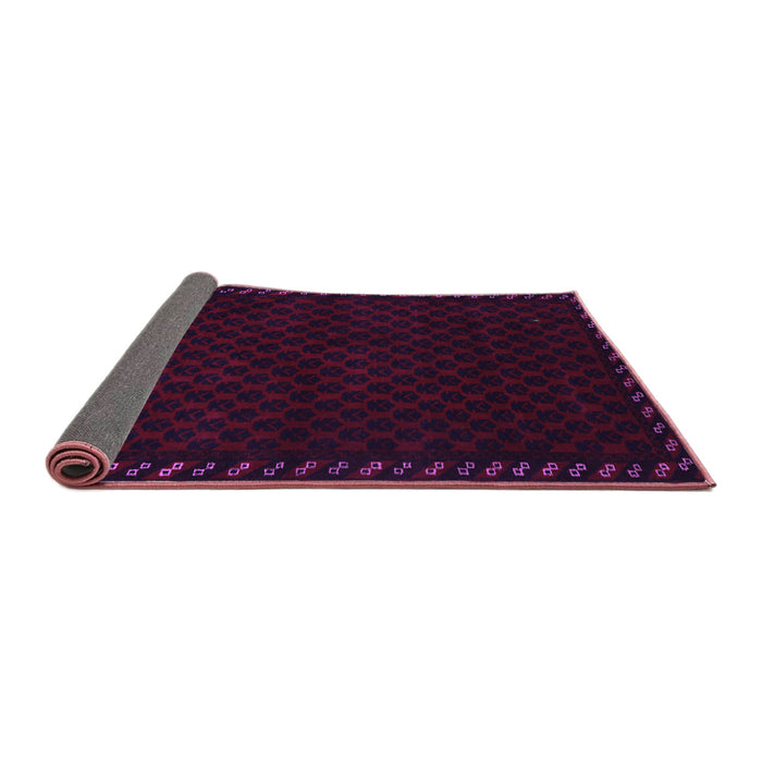 Sideview of Southwestern Purple Country Rug, tr2398pur