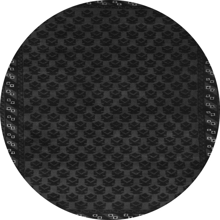 Machine Washable Southwestern Gray Country Rug, wshtr2398gry