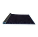 Sideview of Southwestern Blue Country Rug, tr2398blu