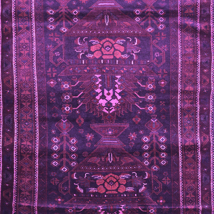 Machine Washable Persian Purple Traditional Area Rugs, wshtr2399pur