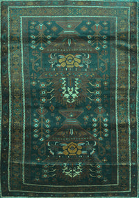 Persian Turquoise Traditional Rug, tr2399turq
