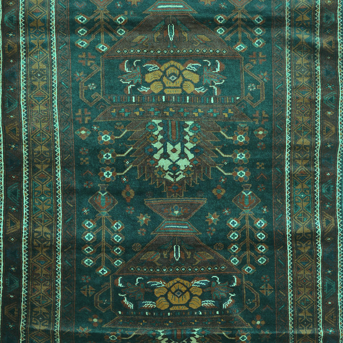 Persian Turquoise Traditional Rug, tr2399turq
