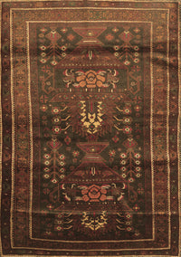 Persian Brown Traditional Rug, tr2399brn