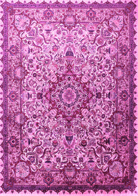 Medallion Pink Traditional Rug, tr239pnk