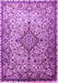 Medallion Purple Traditional Rug, tr239pur