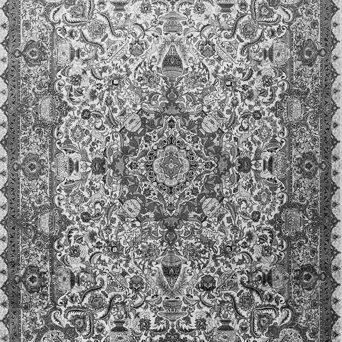 Medallion Gray Traditional Rug, tr239gry