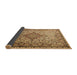 Sideview of Medallion Brown Traditional Rug, tr239brn