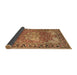 Sideview of Medallion Brown Traditional Rug, tr23brn