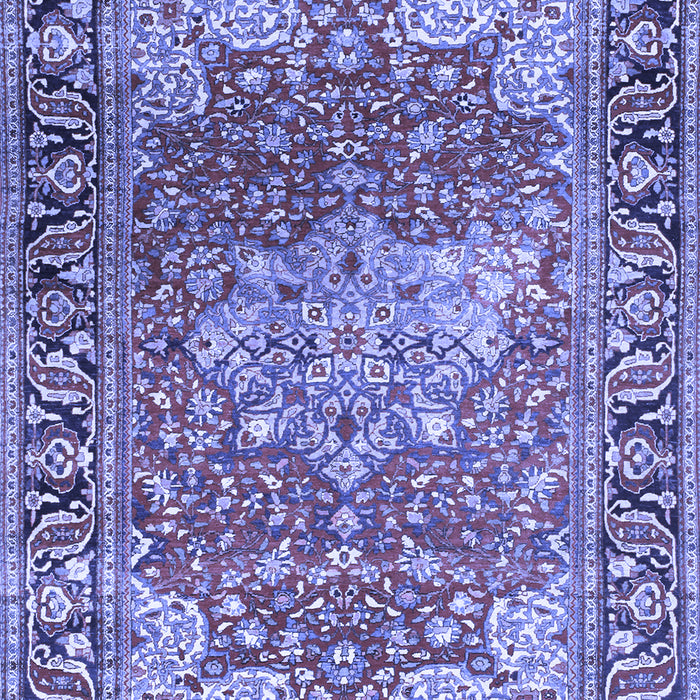 Medallion Blue Traditional Rug, tr23blu