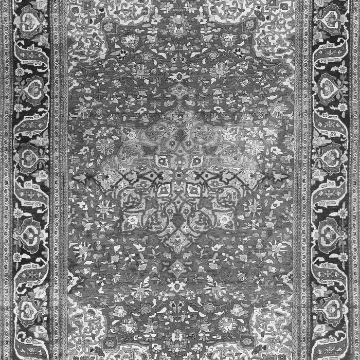 Medallion Gray Traditional Rug, tr23gry