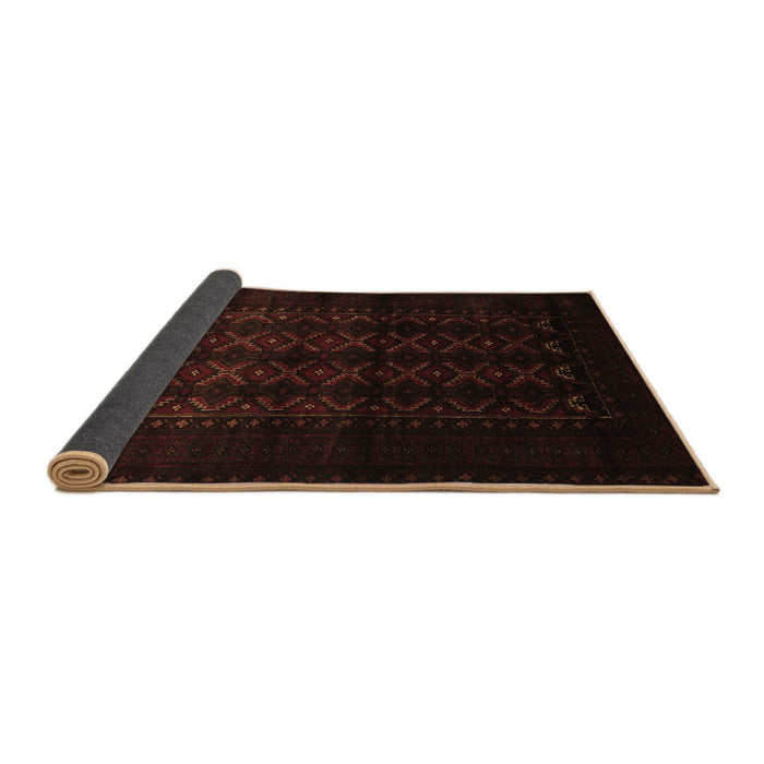 Sideview of Southwestern Brown Country Rug, tr2401brn