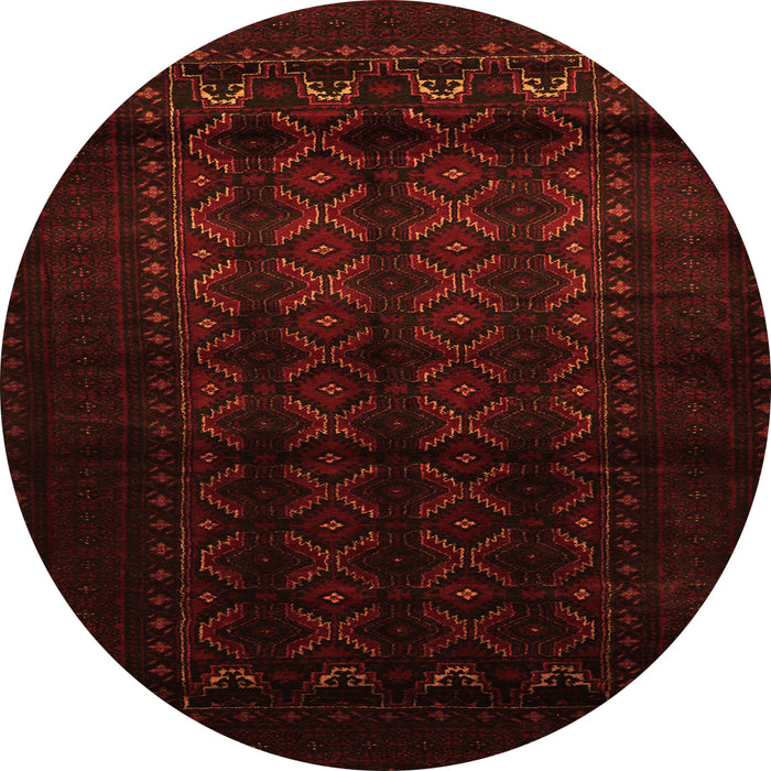 Square Southwestern Orange Country Rug, tr2401org