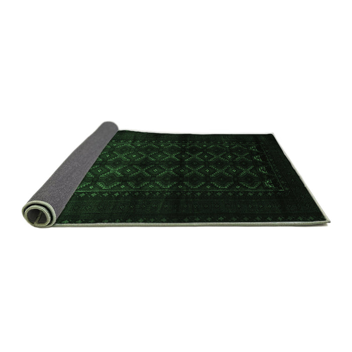 Sideview of Southwestern Emerald Green Country Rug, tr2401emgrn