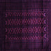 Square Southwestern Purple Country Rug, tr2401pur