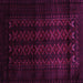 Square Southwestern Pink Country Rug, tr2401pnk