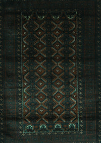 Southwestern Turquoise Country Rug, tr2401turq