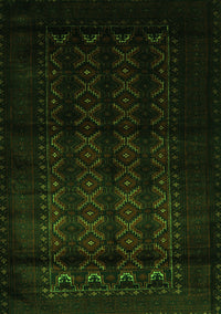 Southwestern Green Country Rug, tr2401grn