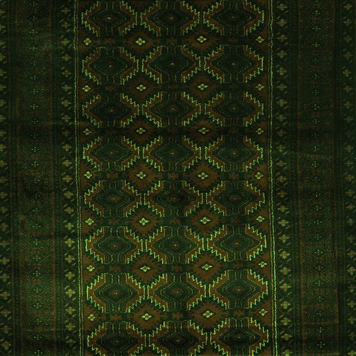 Southwestern Green Country Rug, tr2401grn