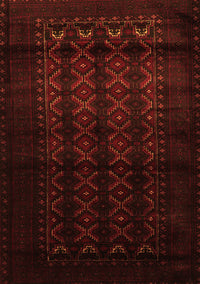 Southwestern Orange Country Rug, tr2401org