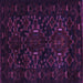 Square Persian Purple Traditional Rug, tr2402pur