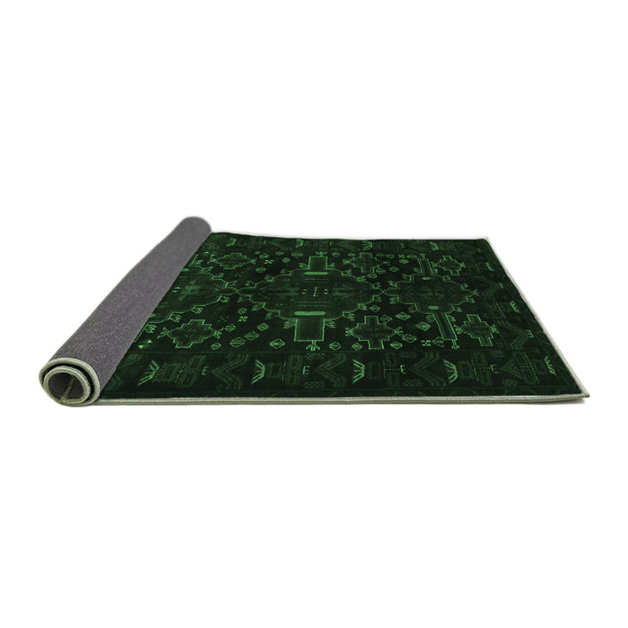 Sideview of Persian Emerald Green Traditional Rug, tr2402emgrn