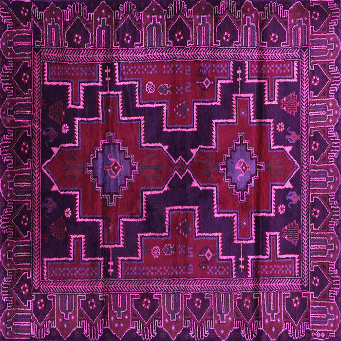 Square Persian Pink Traditional Rug, tr2403pnk