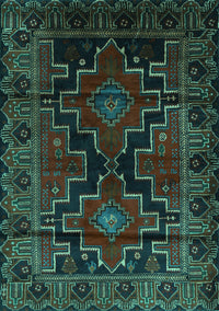 Persian Turquoise Traditional Rug, tr2403turq