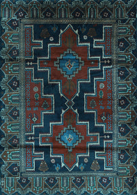 Persian Light Blue Traditional Rug, tr2403lblu