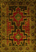 Machine Washable Persian Yellow Traditional Rug, wshtr2403yw