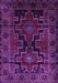 Machine Washable Persian Purple Traditional Area Rugs, wshtr2403pur