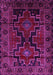 Machine Washable Persian Pink Traditional Rug, wshtr2403pnk