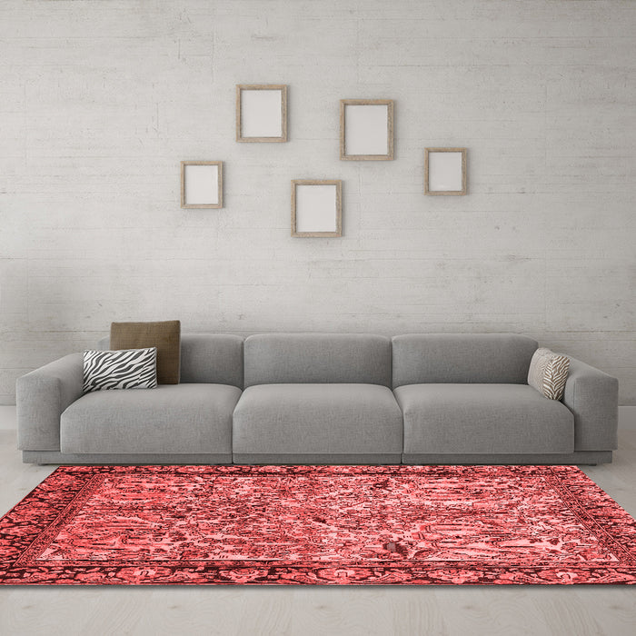 Traditional Red Washable Rugs