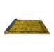 Sideview of Persian Yellow Traditional Rug, tr2404yw