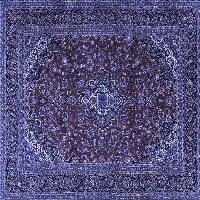 Square Persian Blue Traditional Rug, tr2405blu