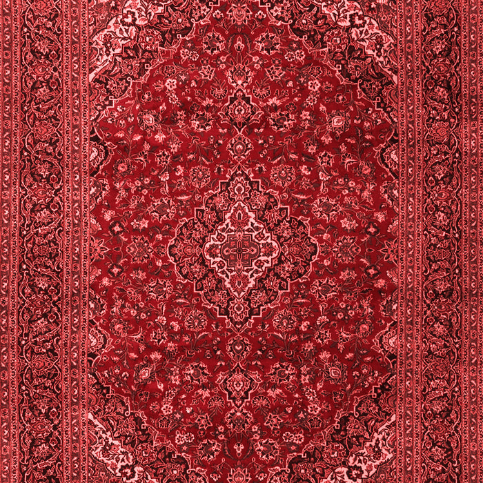 Machine Washable Persian Red Traditional Rug, wshtr2405red
