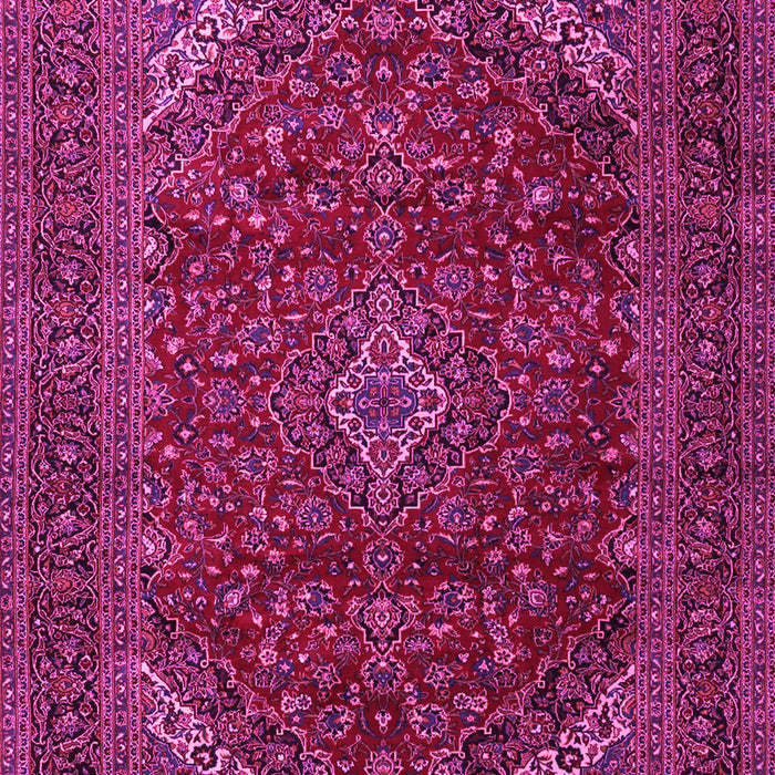 Machine Washable Persian Pink Traditional Rug, wshtr2405pnk