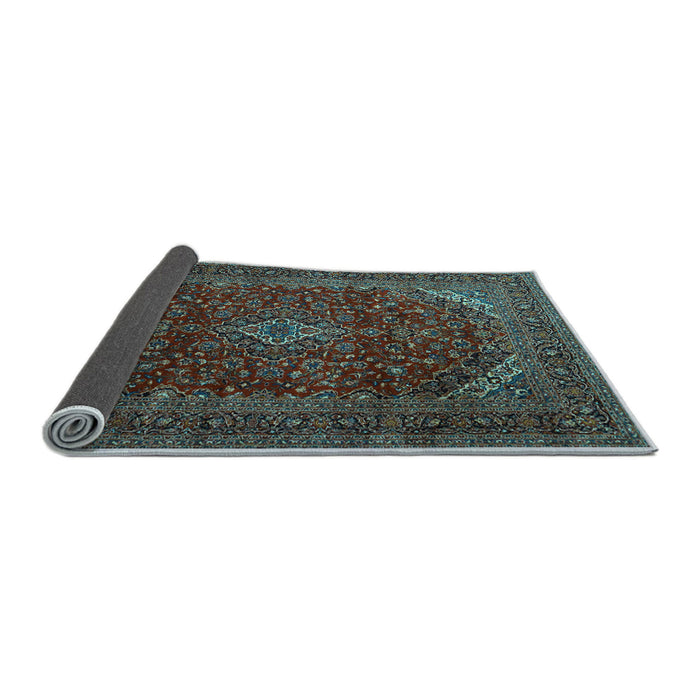 Sideview of Persian Light Blue Traditional Rug, tr2405lblu