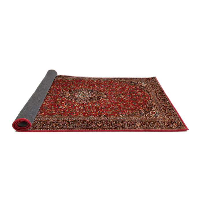 Sideview of Traditional Cranberry Red Persian Rug, tr2406