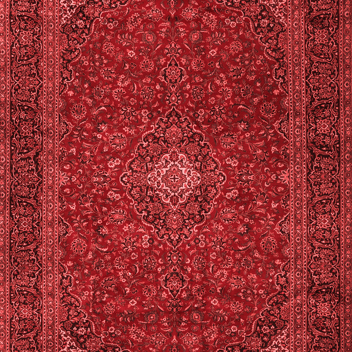 Machine Washable Persian Red Traditional Rug, wshtr2406red