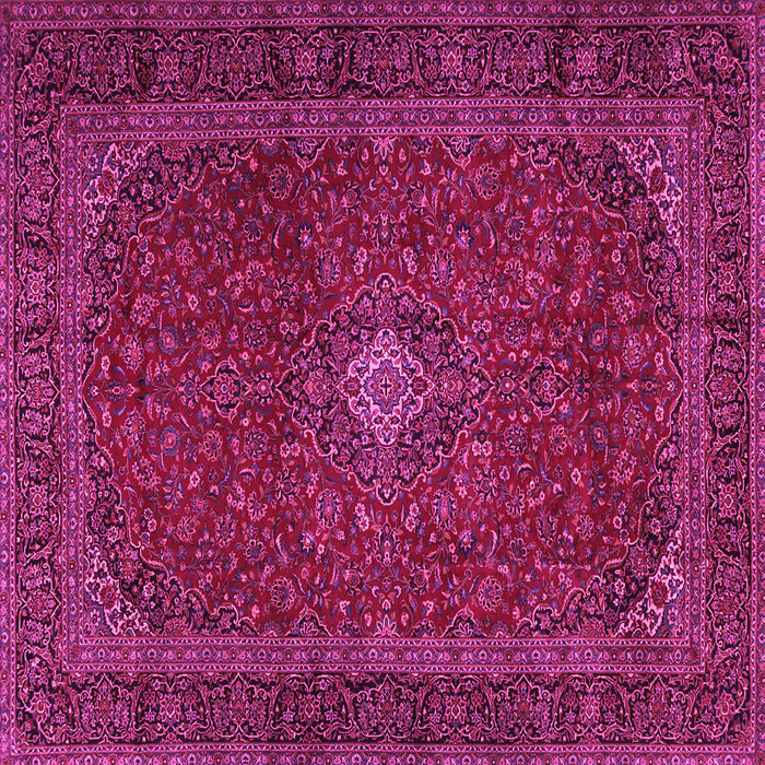 Square Persian Pink Traditional Rug, tr2406pnk