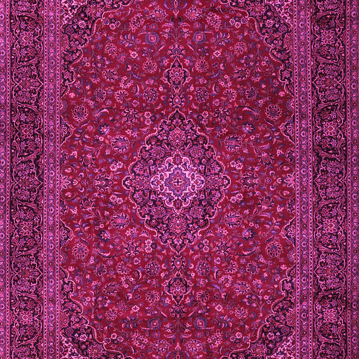 Machine Washable Persian Pink Traditional Rug, wshtr2406pnk