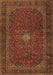 Machine Washable Persian Brown Traditional Rug, wshtr2406brn